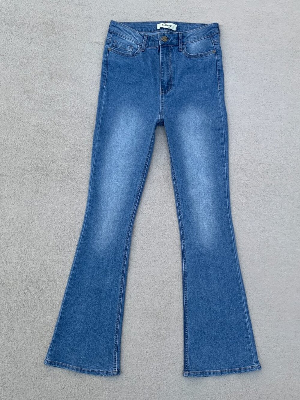 Olevey High Rise Flare Jeans Sz11